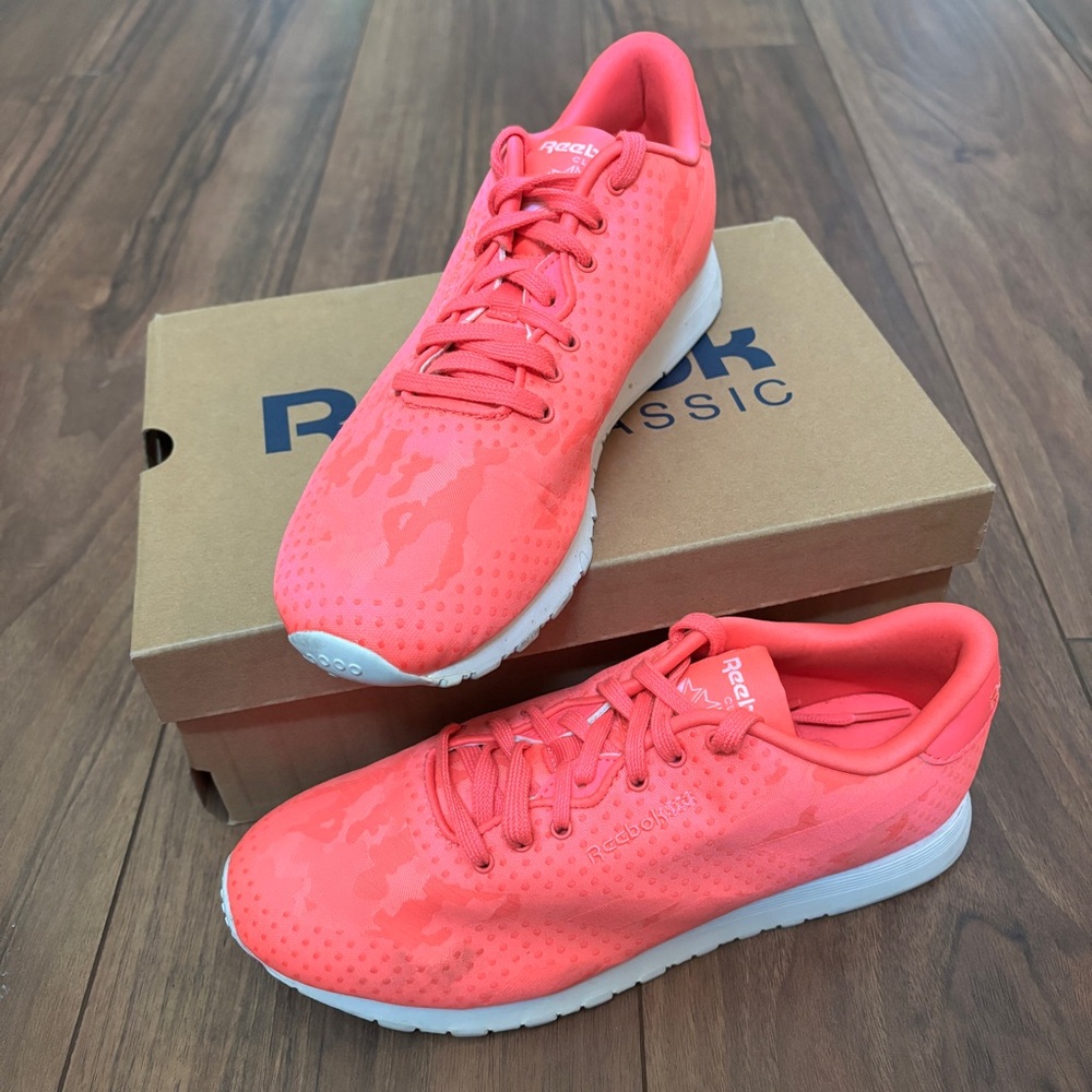 Reebok Classic Pink Camo Sneakers